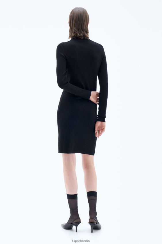 Filippa K L8HHT44 Bekleidung Schwarz Frauen Monica-Kleid