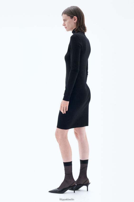 Filippa K L8HHT44 Bekleidung Schwarz Frauen Monica-Kleid