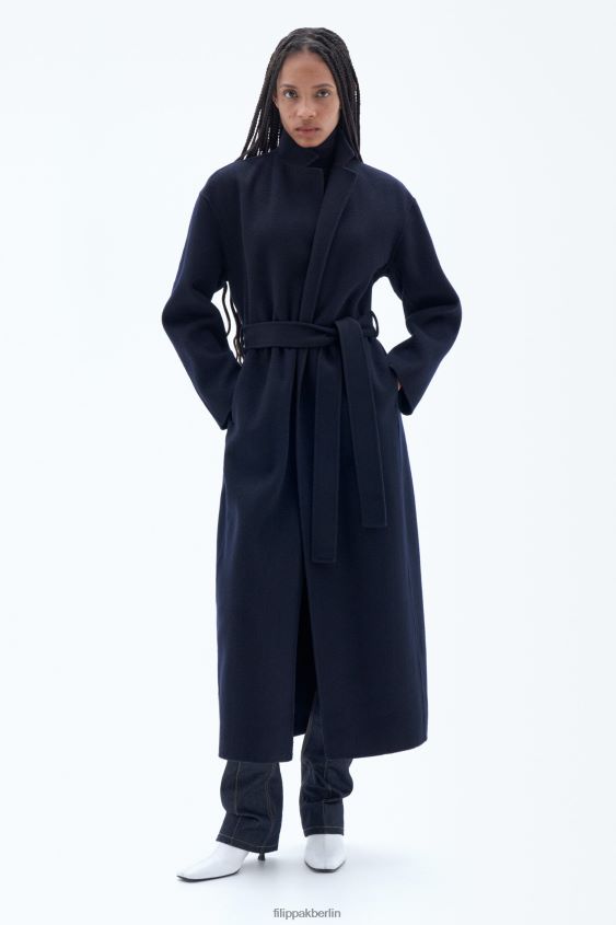 Filippa K L8HHT10 Bekleidung Marine Frauen Alexa Mantel