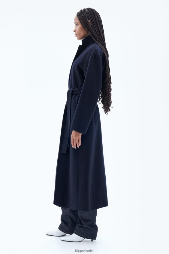 Filippa K L8HHT10 Bekleidung Marine Frauen Alexa Mantel