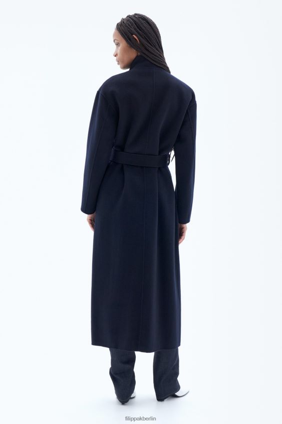 Filippa K L8HHT10 Bekleidung Marine Frauen Alexa Mantel