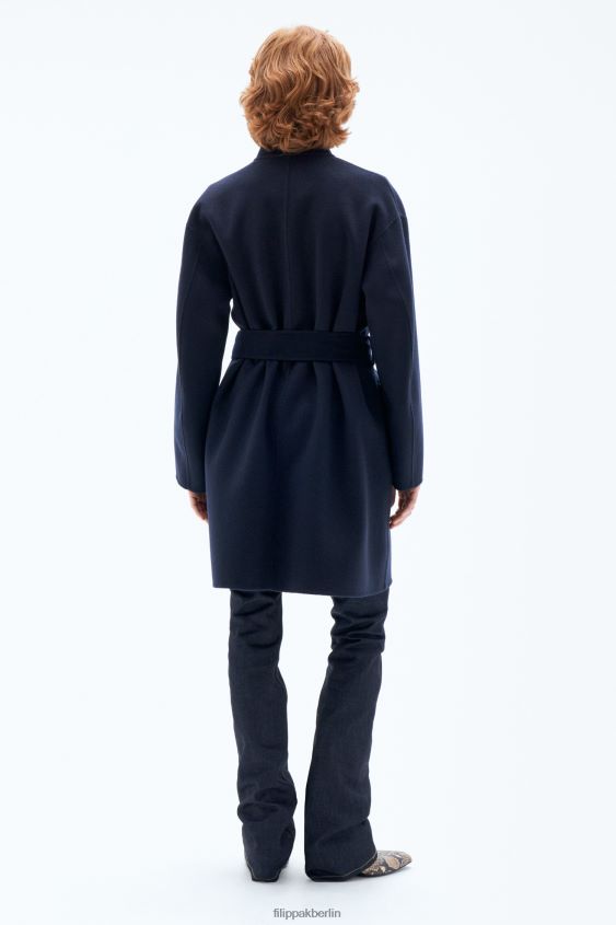 Filippa K L8HHT11 Bekleidung Marine Frauen Edina-Jacke