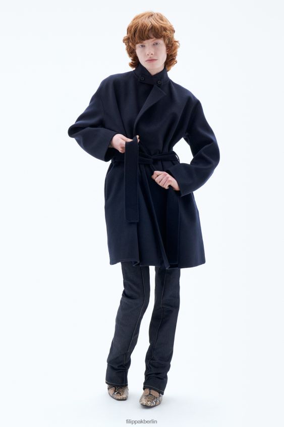 Filippa K L8HHT11 Bekleidung Marine Frauen Edina-Jacke
