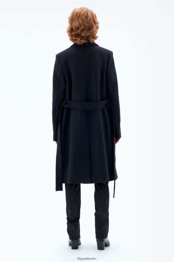 Filippa K L8HHT12 Bekleidung Schwarz Frauen Kaya-Mantel