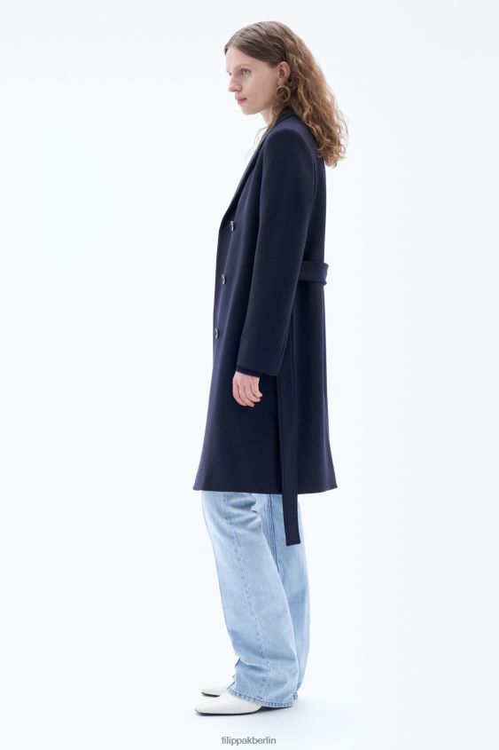 Filippa K L8HHT13 Bekleidung Marine Frauen Kaya-Mantel
