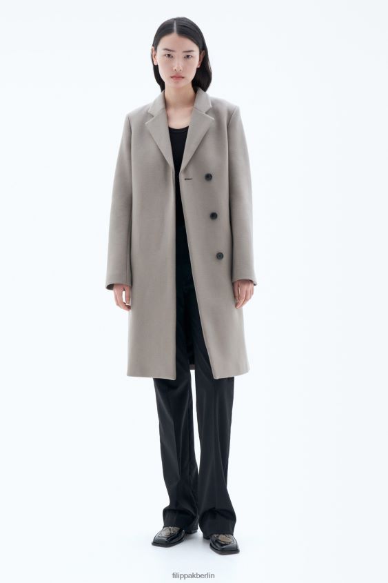 Filippa K L8HHT14 Bekleidung Taupe Frauen Kaya-Mantel