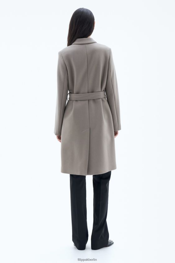 Filippa K L8HHT14 Bekleidung Taupe Frauen Kaya-Mantel