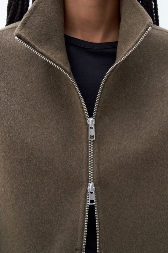 Filippa K L8HHT19 Bekleidung Olivenmelange Frauen Dafina-Jacke