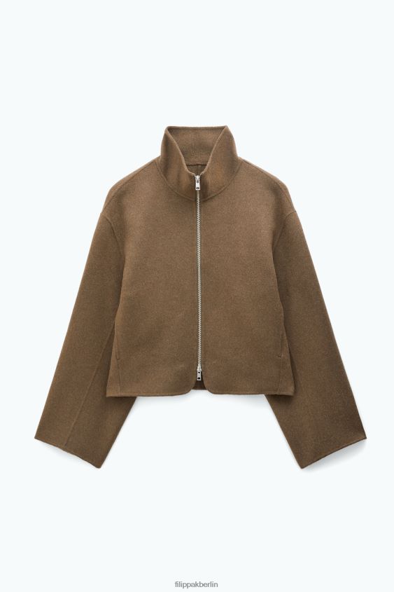 Filippa K L8HHT19 Bekleidung Olivenmelange Frauen Dafina-Jacke