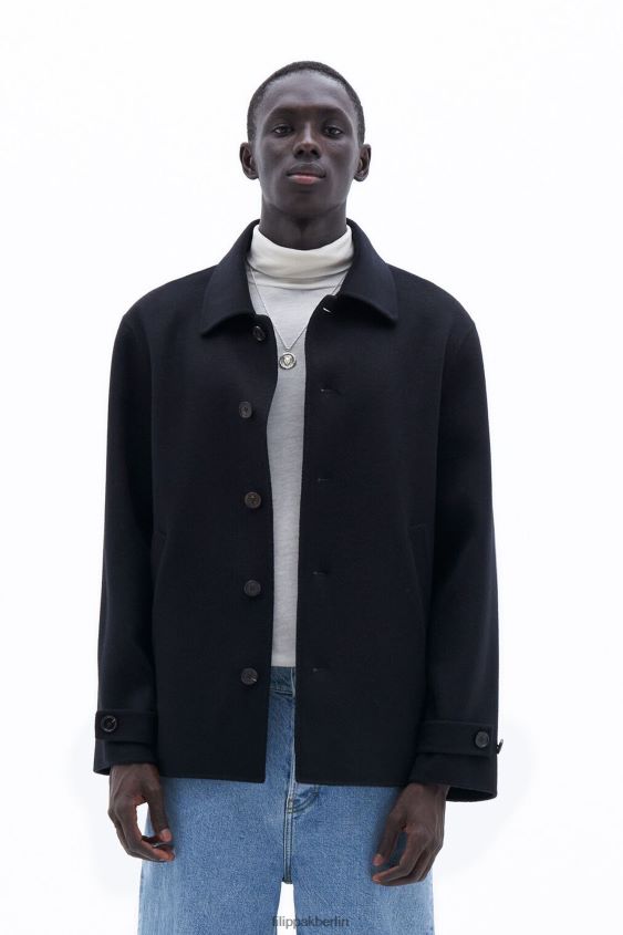 Filippa K L8HHT23 Bekleidung Schwarz Frauen Jacke aus Wollkaschmir