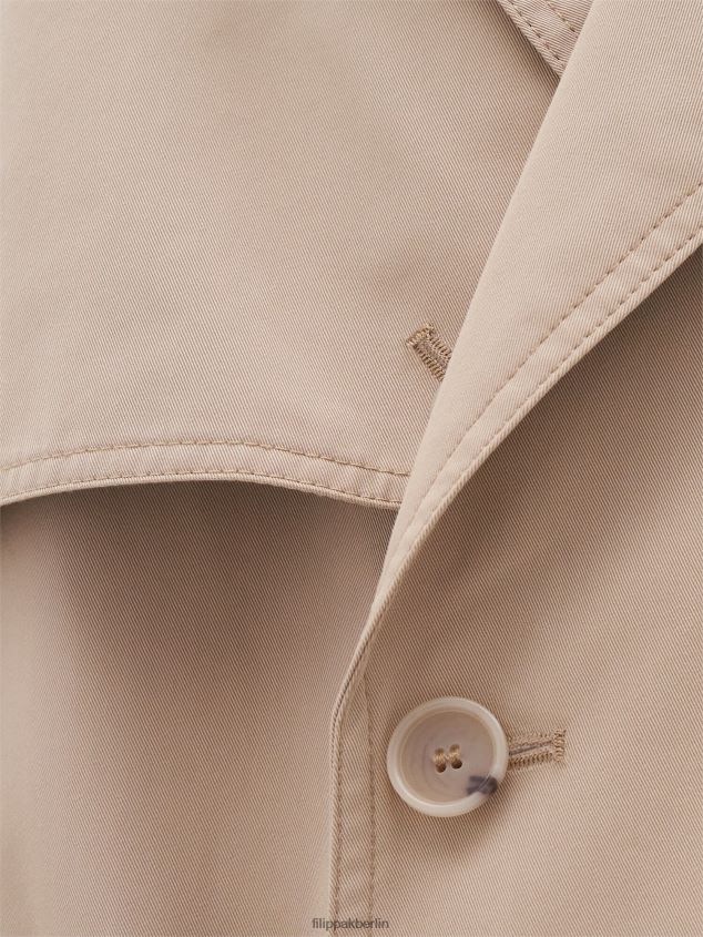 Filippa K L8HHT25 Bekleidung Sandbeige Frauen Regenmantel