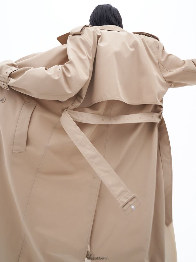 Filippa K L8HHT25 Bekleidung Sandbeige Frauen Regenmantel