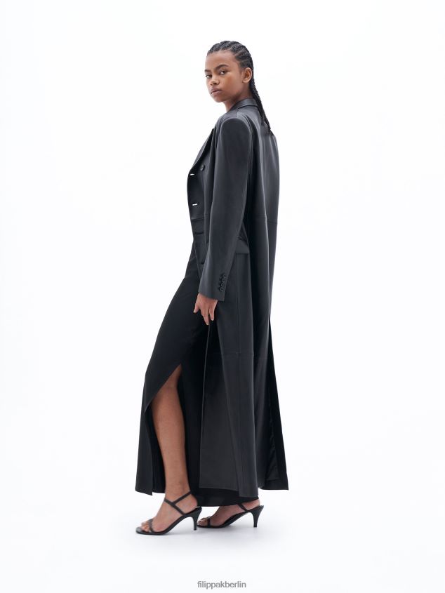 Filippa K L8HHT26 Bekleidung Schwarz Frauen Lederjacke