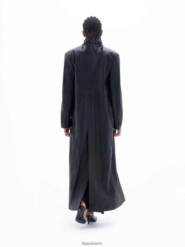 Filippa K L8HHT26 Bekleidung Schwarz Frauen Lederjacke
