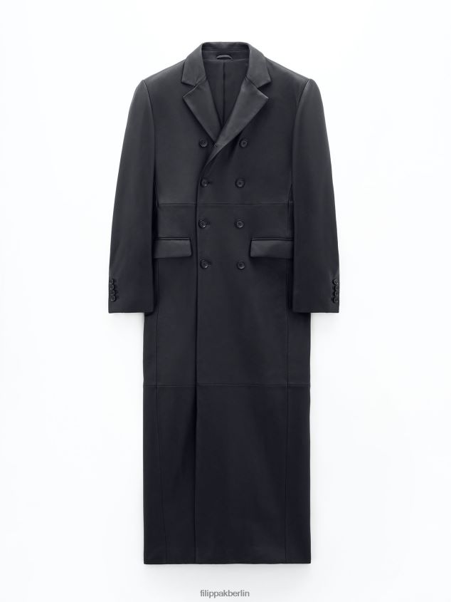 Filippa K L8HHT26 Bekleidung Schwarz Frauen Lederjacke