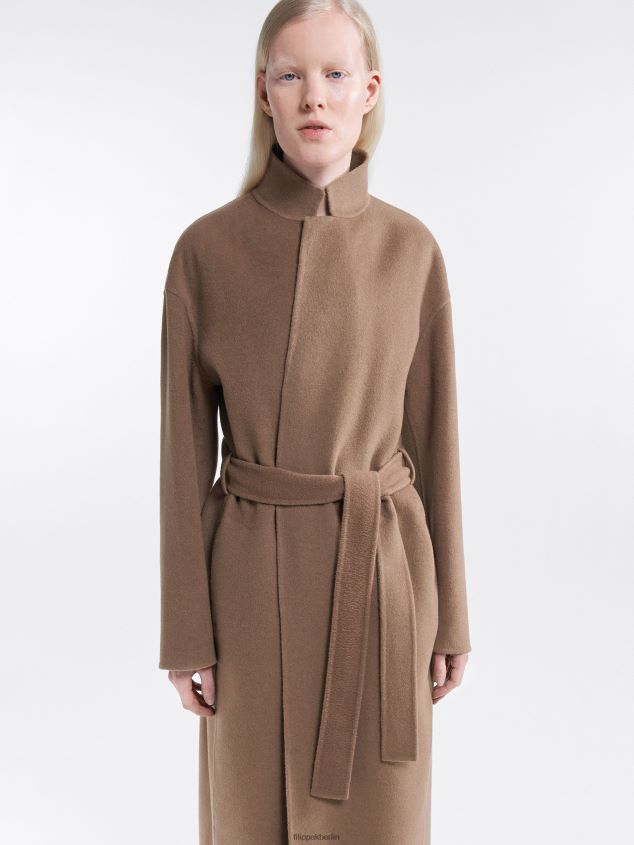 Filippa K L8HHT27 Bekleidung dunkles Khaki Frauen Alexa Mantel