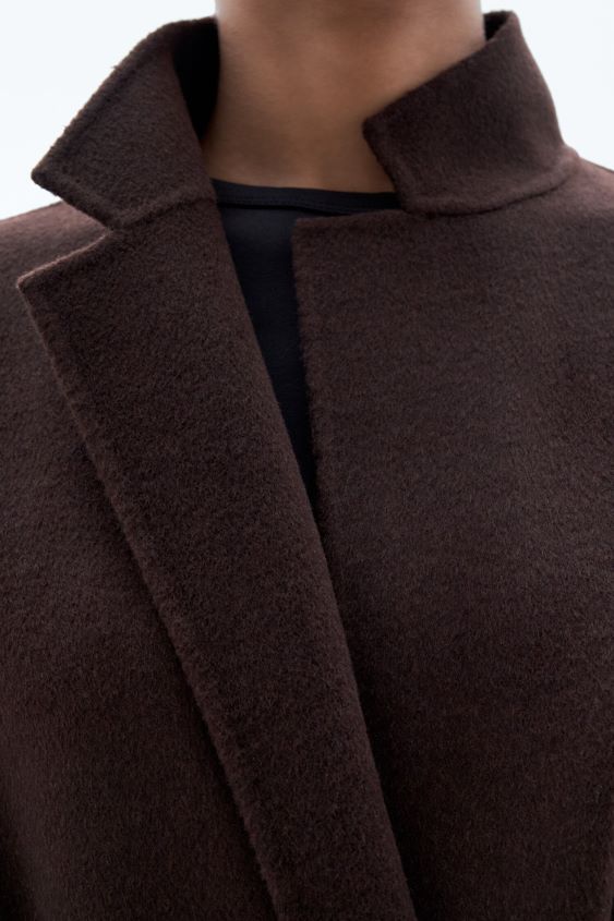 Filippa K L8HHT6 Bekleidung dunkle Schokolade Frauen Alexa Mantel