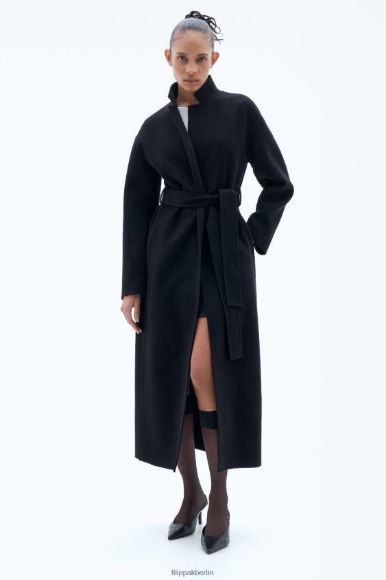 Filippa K L8HHT7 Bekleidung Schwarz Frauen Alexa Mantel