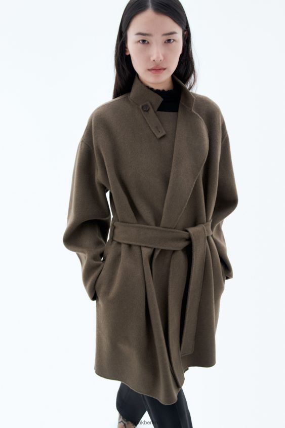 Filippa K L8HHT9 Bekleidung Olivenmelange Frauen Edina-Jacke