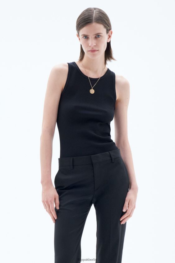 Filippa K L8HHT142 Bekleidung Schwarz Frauen Feinripp-Tanktop