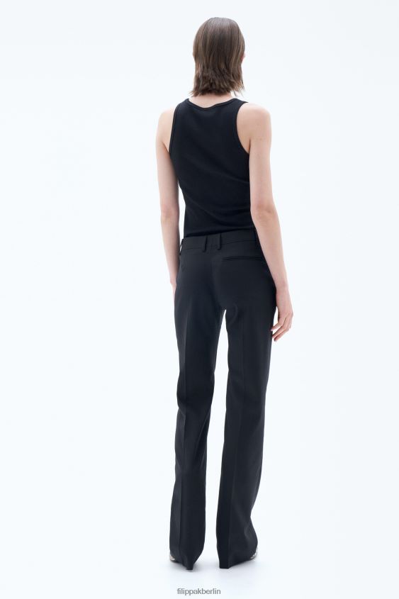 Filippa K L8HHT142 Bekleidung Schwarz Frauen Feinripp-Tanktop