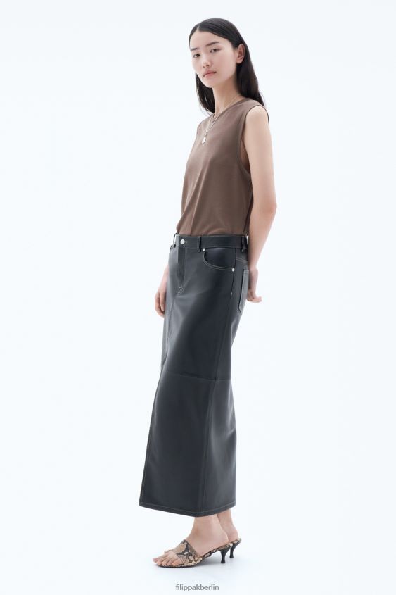 Filippa K L8HHT146 Bekleidung Nougat Frauen Tanktop mit V-Ausschnitt