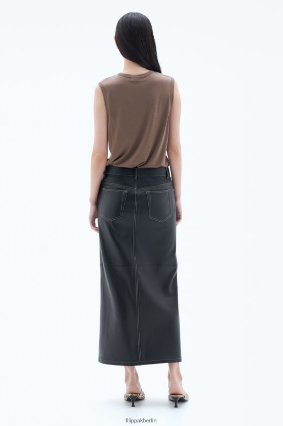 Filippa K L8HHT146 Bekleidung Nougat Frauen Tanktop mit V-Ausschnitt