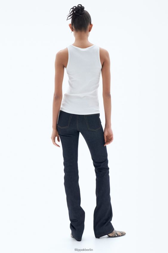Filippa K L8HHT170 Bekleidung Weiß Frauen Feinripp-Tanktop
