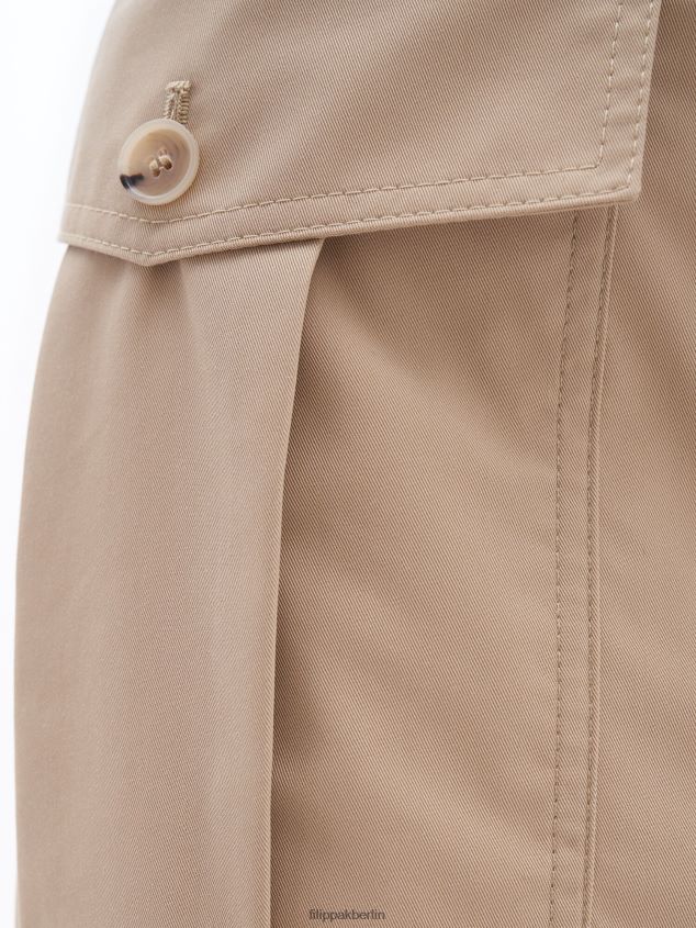 Filippa K L8HHT229 Bekleidung Sandbeige Frauen langer Cargorock