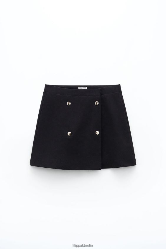 Filippa K L8HHT231 Bekleidung Schwarz Frauen Mina-Rock