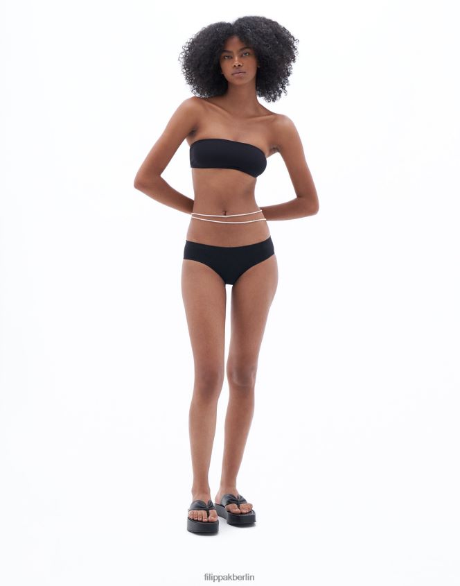 Filippa K L8HHT244 Bekleidung Schwarz Frauen Bandeau-Bikinioberteil
