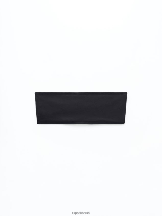 Filippa K L8HHT244 Bekleidung Schwarz Frauen Bandeau-Bikinioberteil