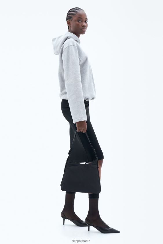 Filippa K L8HHT153 Bekleidung hellgrau mel. Frauen Kapuzenpullover