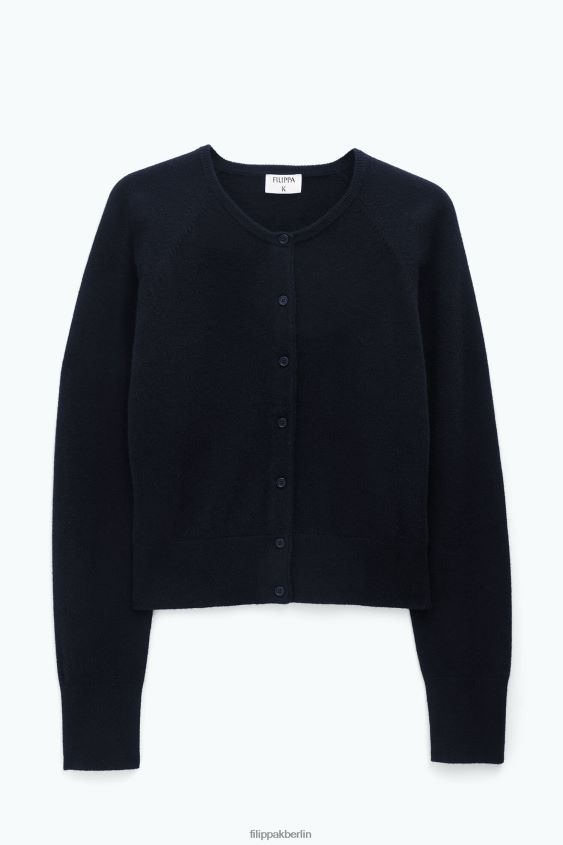 Filippa K L8HHT38 Bekleidung Schwarz Frauen Strickjacke aus Kaschmir