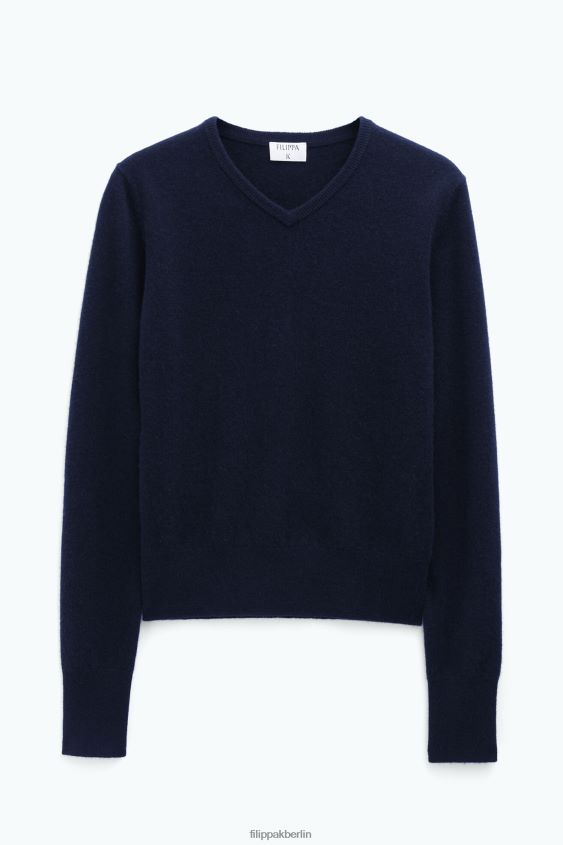 Filippa K L8HHT46 Bekleidung Marine Frauen Kaschmirpullover