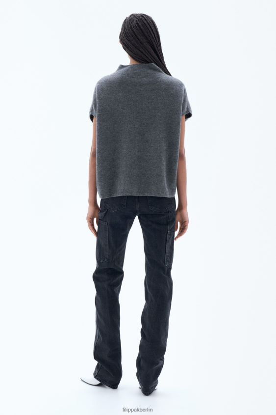 Filippa K L8HHT50 Bekleidung mittelgrau meliert Frauen Ximena-Pullover
