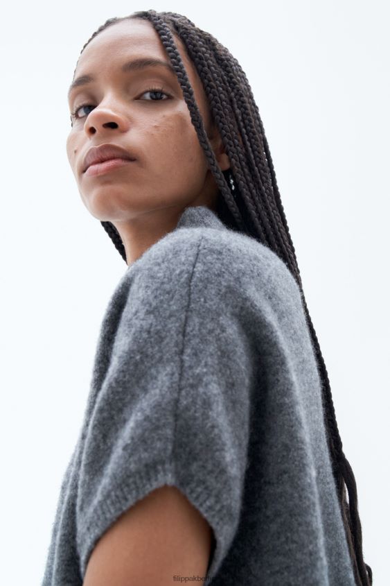 Filippa K L8HHT50 Bekleidung mittelgrau meliert Frauen Ximena-Pullover