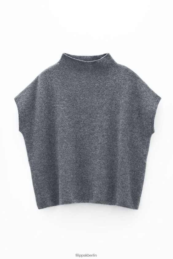 Filippa K L8HHT50 Bekleidung mittelgrau meliert Frauen Ximena-Pullover