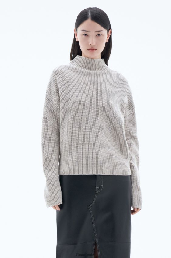 Filippa K L8HHT53 Bekleidung graubeige Frauen Weidenpullover