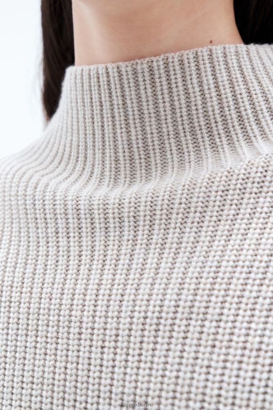 Filippa K L8HHT53 Bekleidung graubeige Frauen Weidenpullover
