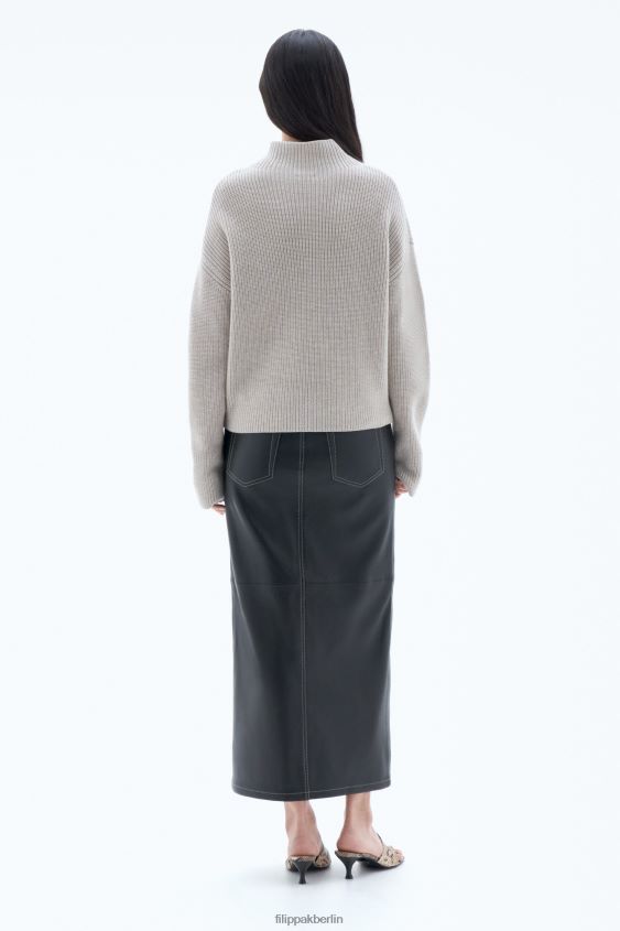 Filippa K L8HHT53 Bekleidung graubeige Frauen Weidenpullover