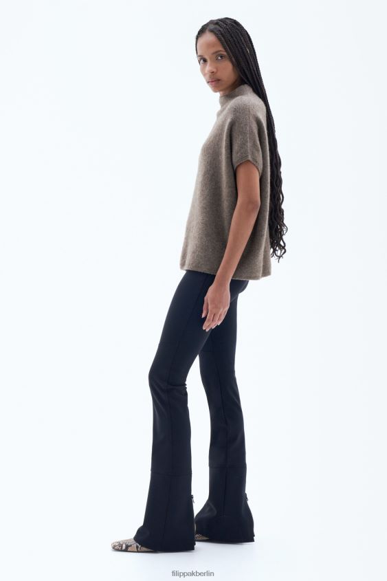 Filippa K L8HHT55 Bekleidung dunkle Taupe-Melange Frauen Ximena-Pullover