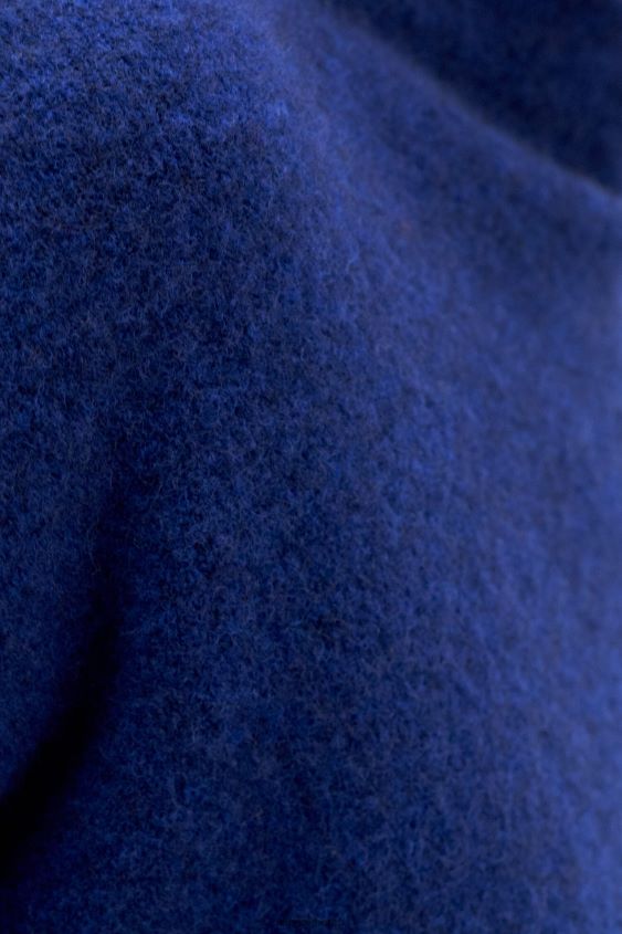 Filippa K L8HHT57 Bekleidung Pazifikblau Frauen Mika-Yak-Trichterhalspullover