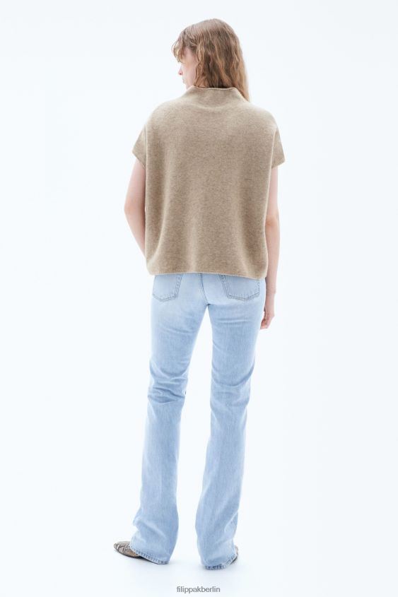 Filippa K L8HHT60 Bekleidung Beige-Melange Frauen Ximena-Pullover