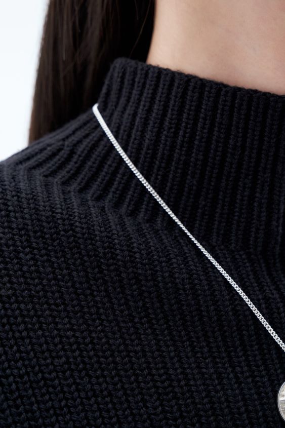 Filippa K L8HHT67 Bekleidung Schwarz Frauen Weidenpullover
