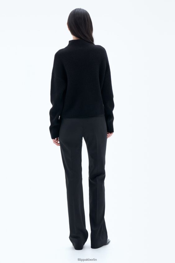 Filippa K L8HHT67 Bekleidung Schwarz Frauen Weidenpullover