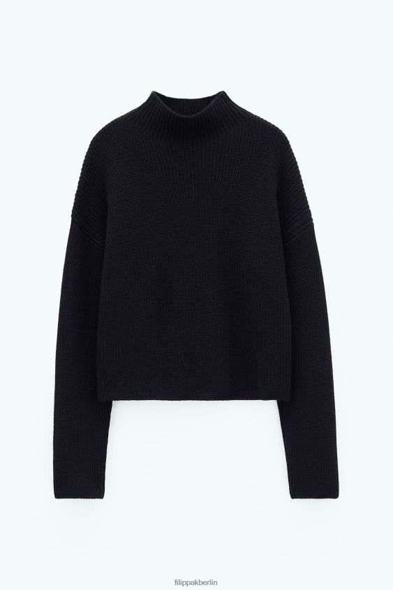 Filippa K L8HHT67 Bekleidung Schwarz Frauen Weidenpullover