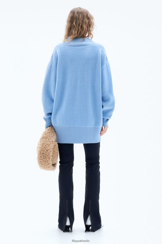 Filippa K L8HHT75 Bekleidung Türkis Frauen Bouclé-Pullover