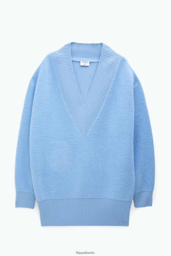 Filippa K L8HHT75 Bekleidung Türkis Frauen Bouclé-Pullover