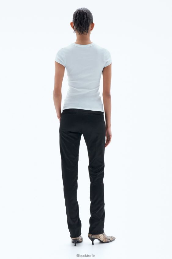 Filippa K L8HHT140 Bekleidung Eisblau Frauen Feinripp-T-Shirt